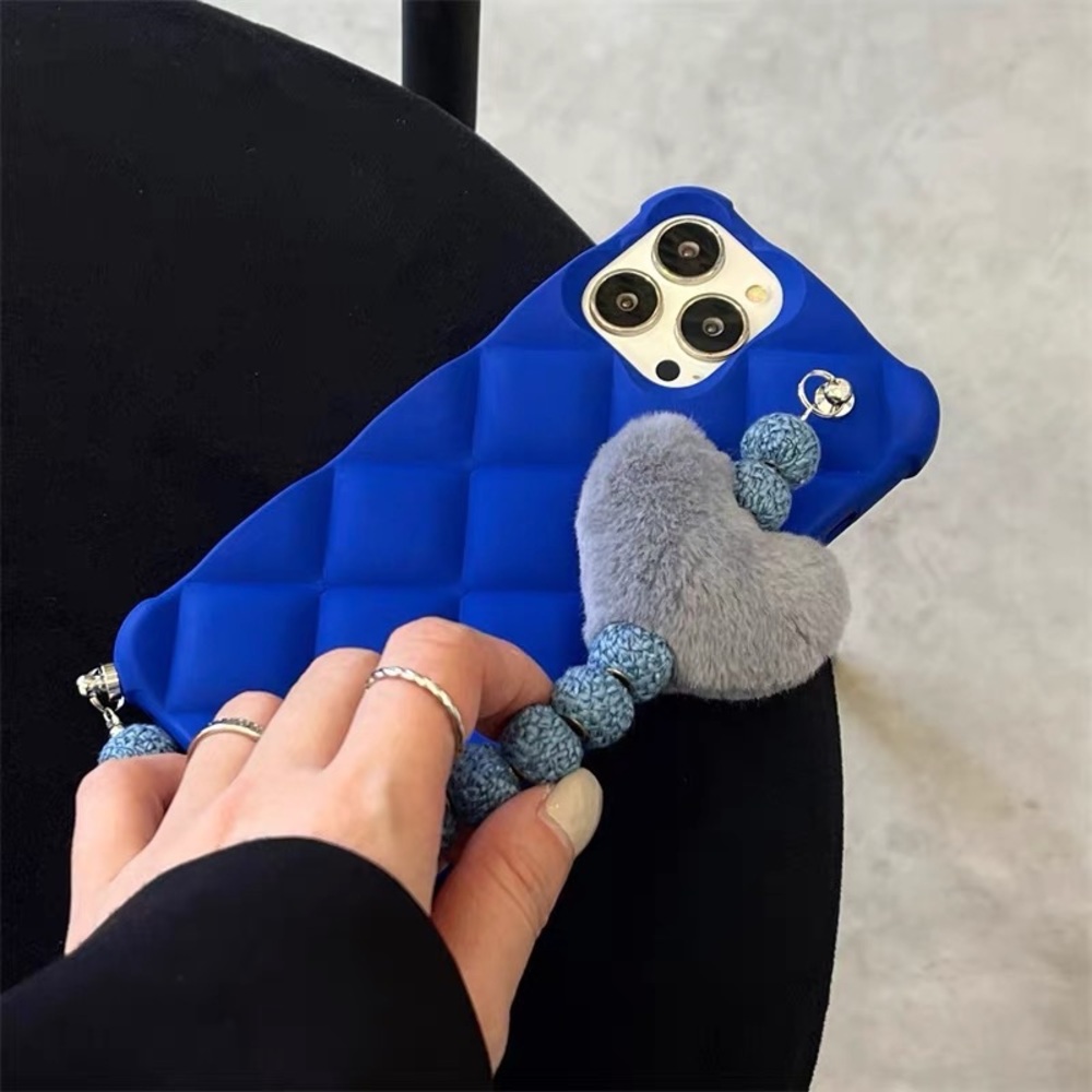 iPhone 13 Case silicon rubber blue